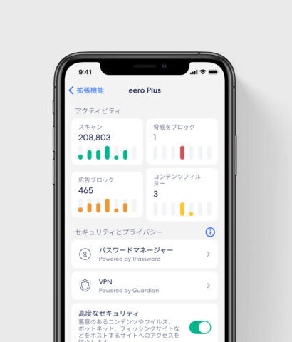 eero、eero plusのサービス